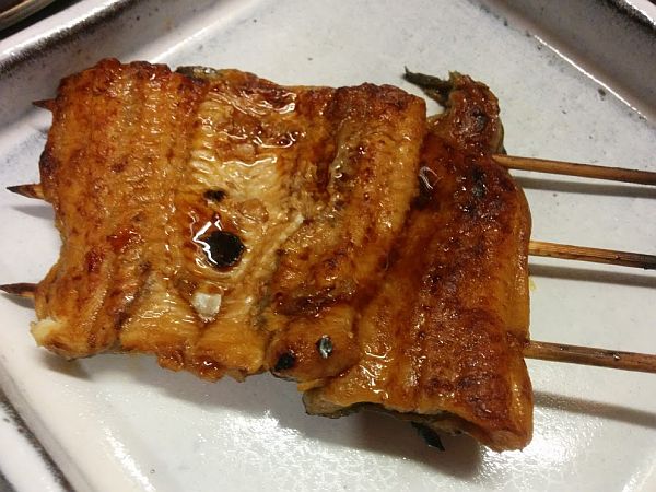 ウナギグリル焼き上がった状態