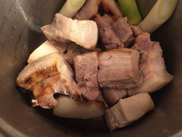 豚角煮長ネギ